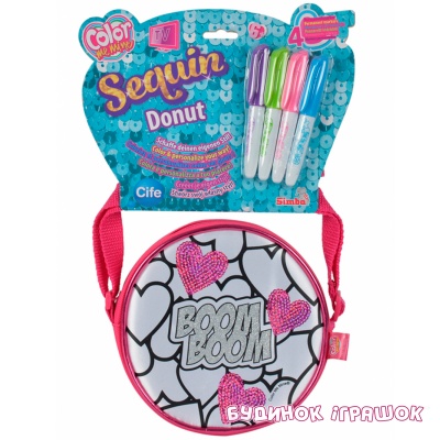 

Мини-сумочка Color Me Mine с блесточками. Сердце; 15 см Simba (637 9137)