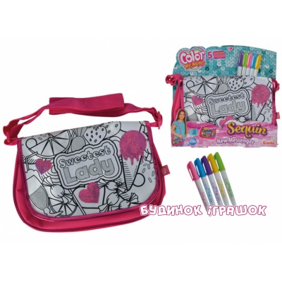 

Сумочка Color Me Mine с блесточками через плече; 31х20 см Simba (637 9159)
