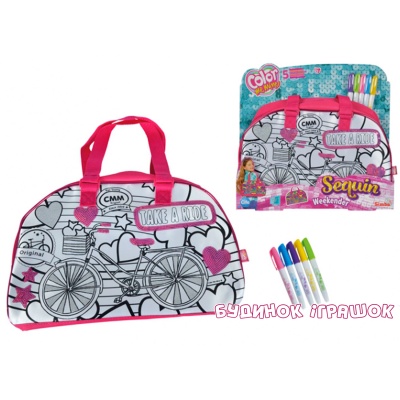 

Сумочка Color Me Mine с блестками Уикенд; 5 маркеров Simba (6379161)
