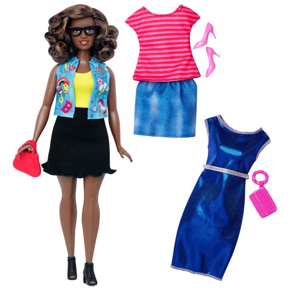 

Кукла в черной юбке с очками Barbie Модница (DTD96 / DTF02)