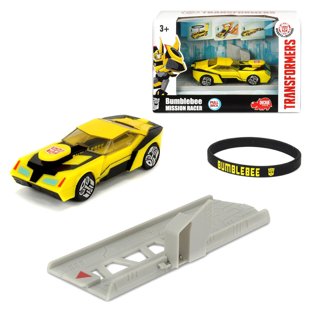 

Автомобиль Трансформер Миссия Бамблби с пусковой платформой Dickie Toys 11 см (3112001)