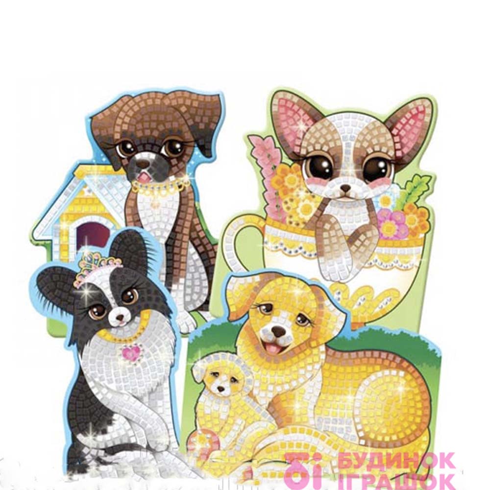 

Стикеровая мозаика Стильные собачки Orb Factory (73046)