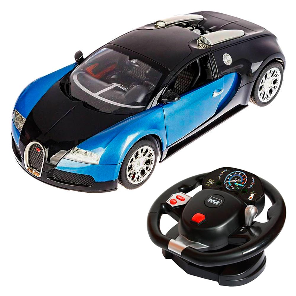 

Игрушечная автомодель на радиоуправлении Bugatti Veyron MZ синяя (2232T)