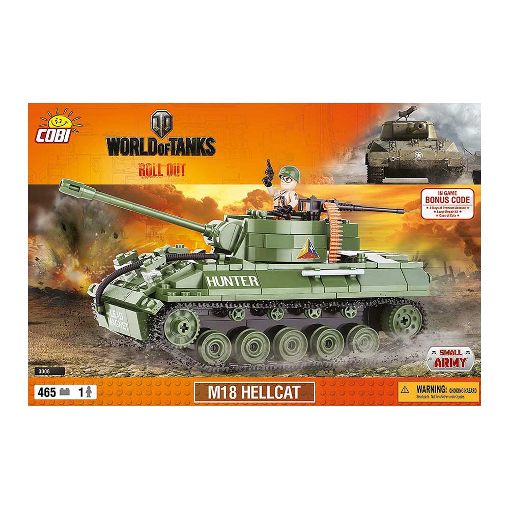 

Конструктор COBI Word Of Tanks САУ М18 Хеллкет (COBI-3006)