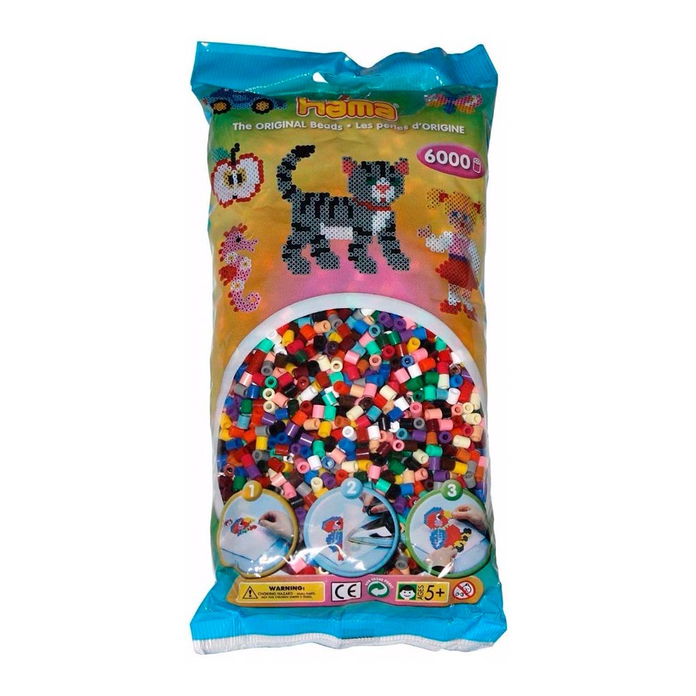 

Термомозаика HAMA Набор цветных бусин MIDI (205-67)