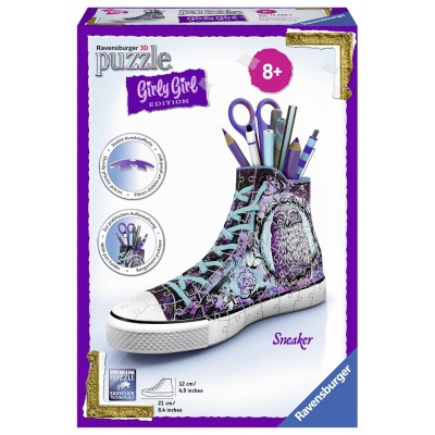 

Трехмерный пазл серии Girly Girl Подставка-кед для карандашей Животные Ravensburger (RSV-120857)
