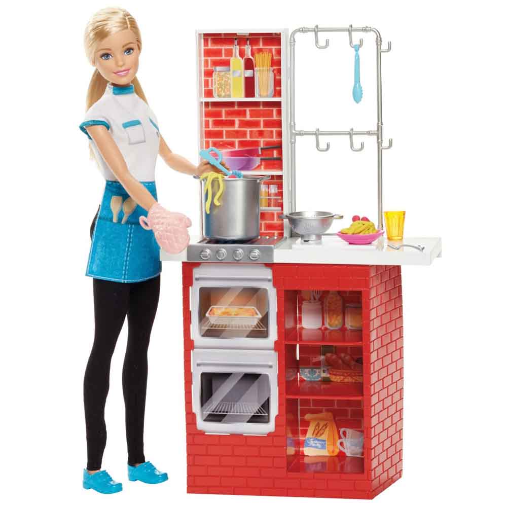 

Игровой набор с куклой Приготовление спагетти Barbie (DMC36)