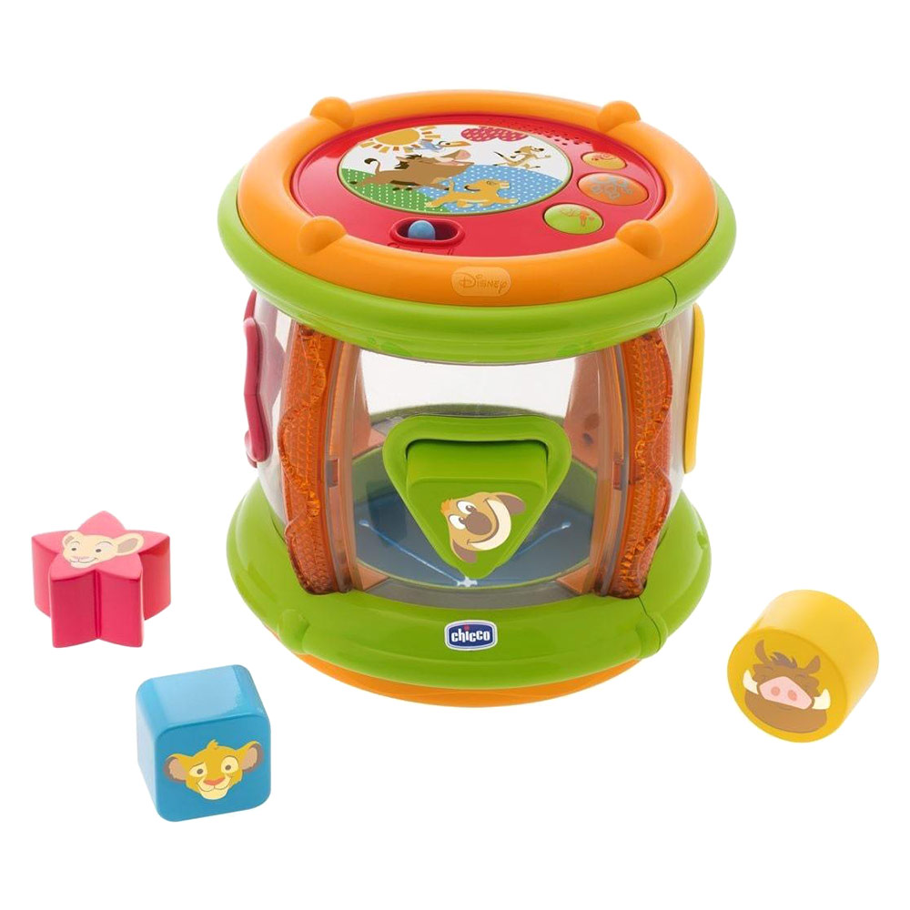 

Игрушка музыкальная Chicco Музыкальный барабан Короля Льва (07514.00)