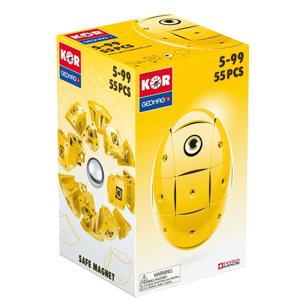 

Магнітний конструктор Geomag КОR Біло-жовтий (PF.800.675.00)
