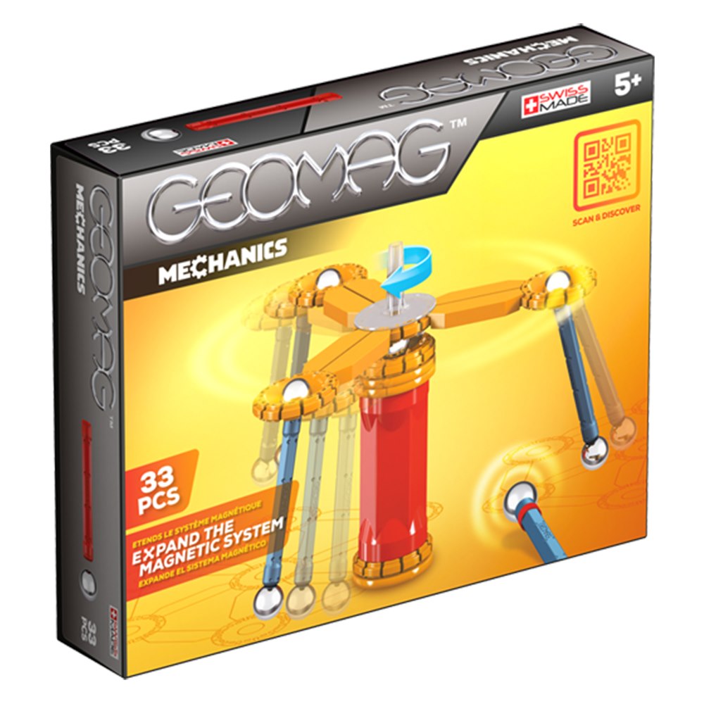 

Магнітний конструктор Geomag Механіка 33 деталі (PF.530.720.00)