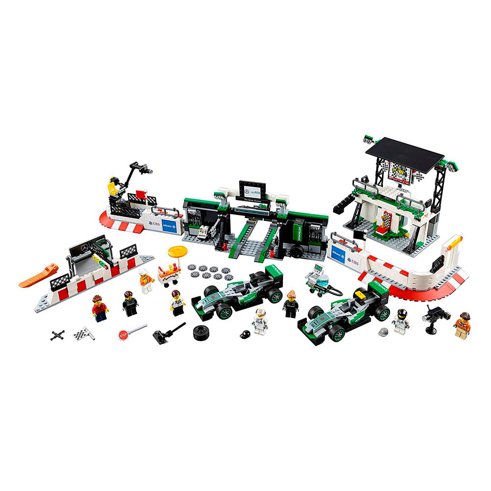 

Конструктор LEGO Speed champions Команда формулы 1 Mercedes AMG Petronas (75883)