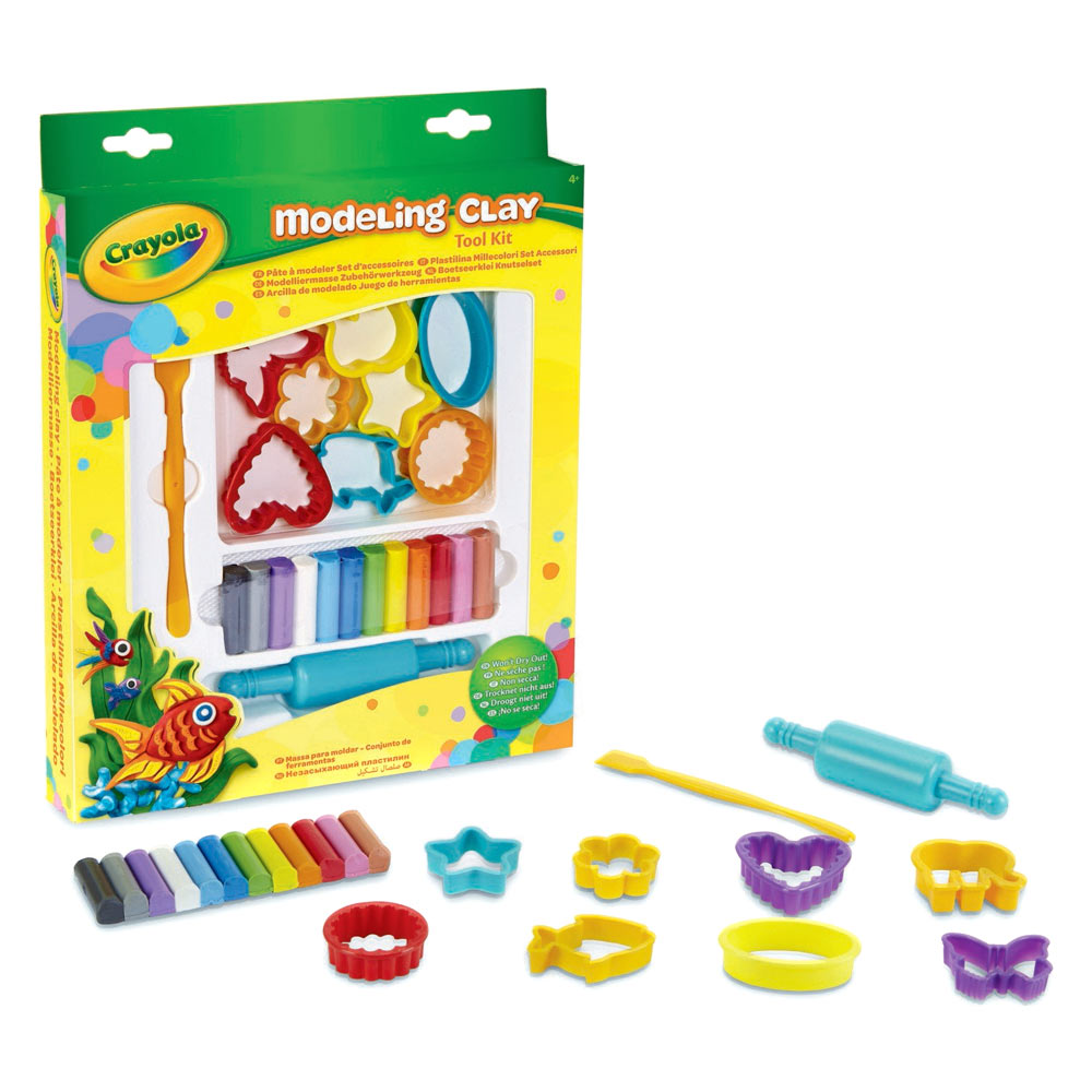 

Набор для творчества Crayola 12 цветов с формочками (57-0320)