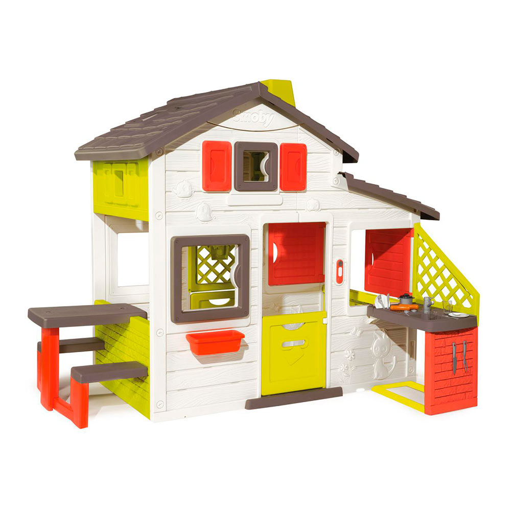 

Игровой набор Дом для друзей с чердаком и летней кухней Smoby (810200)