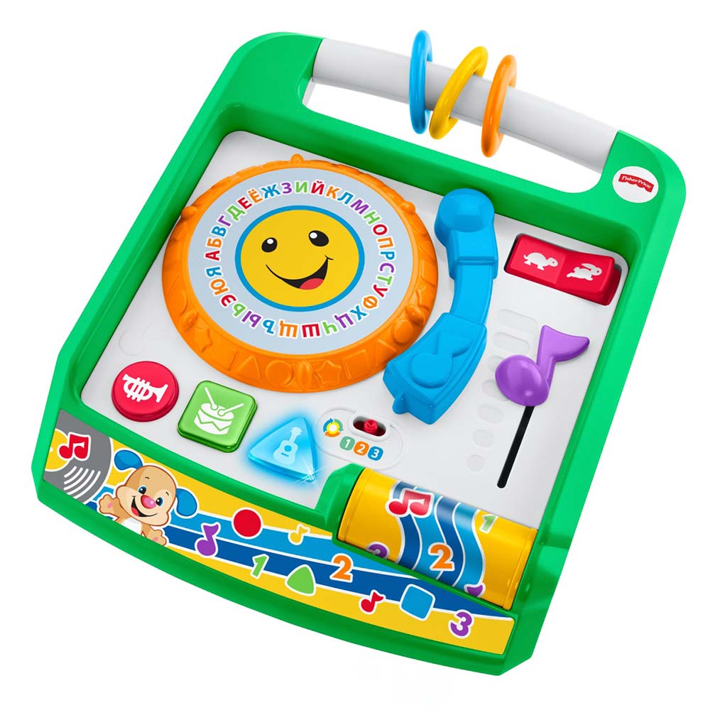 

Музыкальный проигрыватель Fisher Price Smart stages на русском и английском со световым эффектом (FBM60)