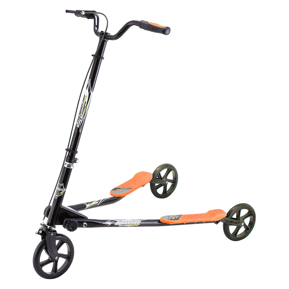 

Cамокат трехколесный средний GO Travel Speeder черно оранжевый (LS-302(M)_BO)