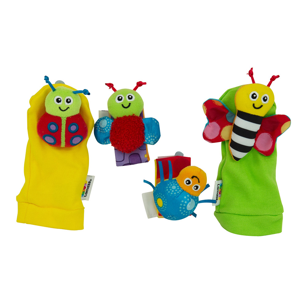 

Набір брязкалець на зап'ясті і шкарпетки Lamaze (LC27634)
