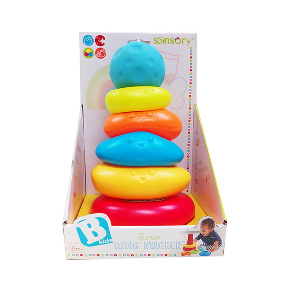 

Развивающая текстурная игрушка Радужная пирамидка Sensory (005352S)