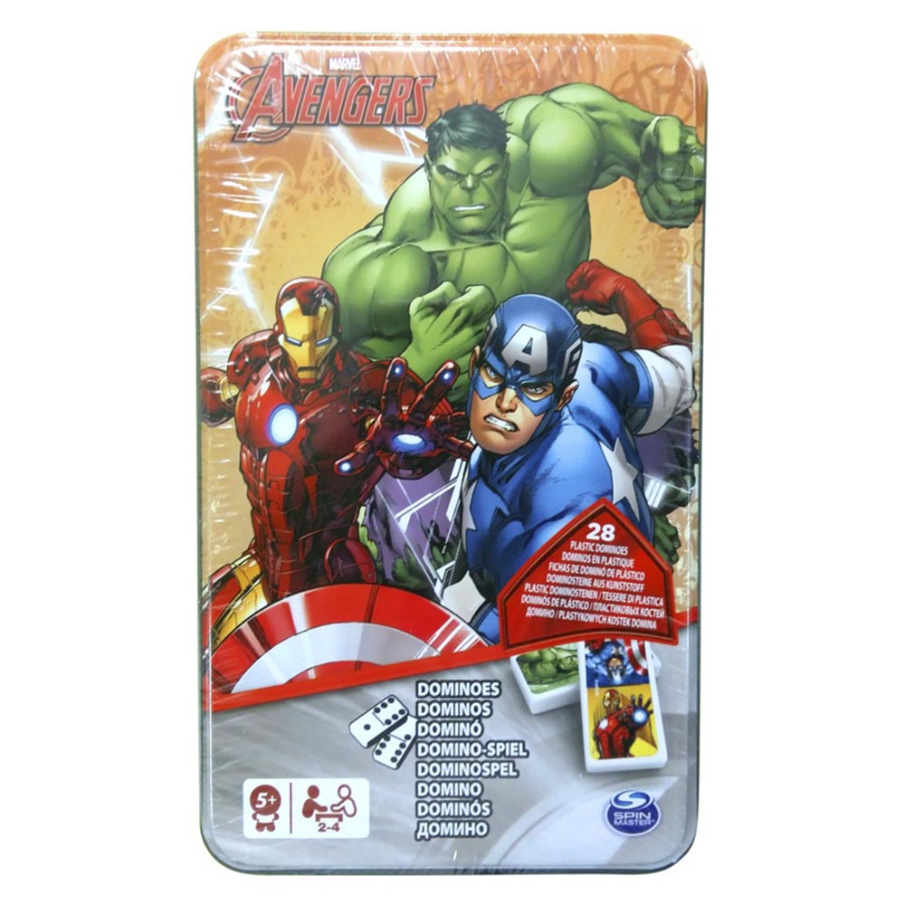 

Настольная игра Домино Мстители Spin Master в жестяной коробке (SM98408/6033090)