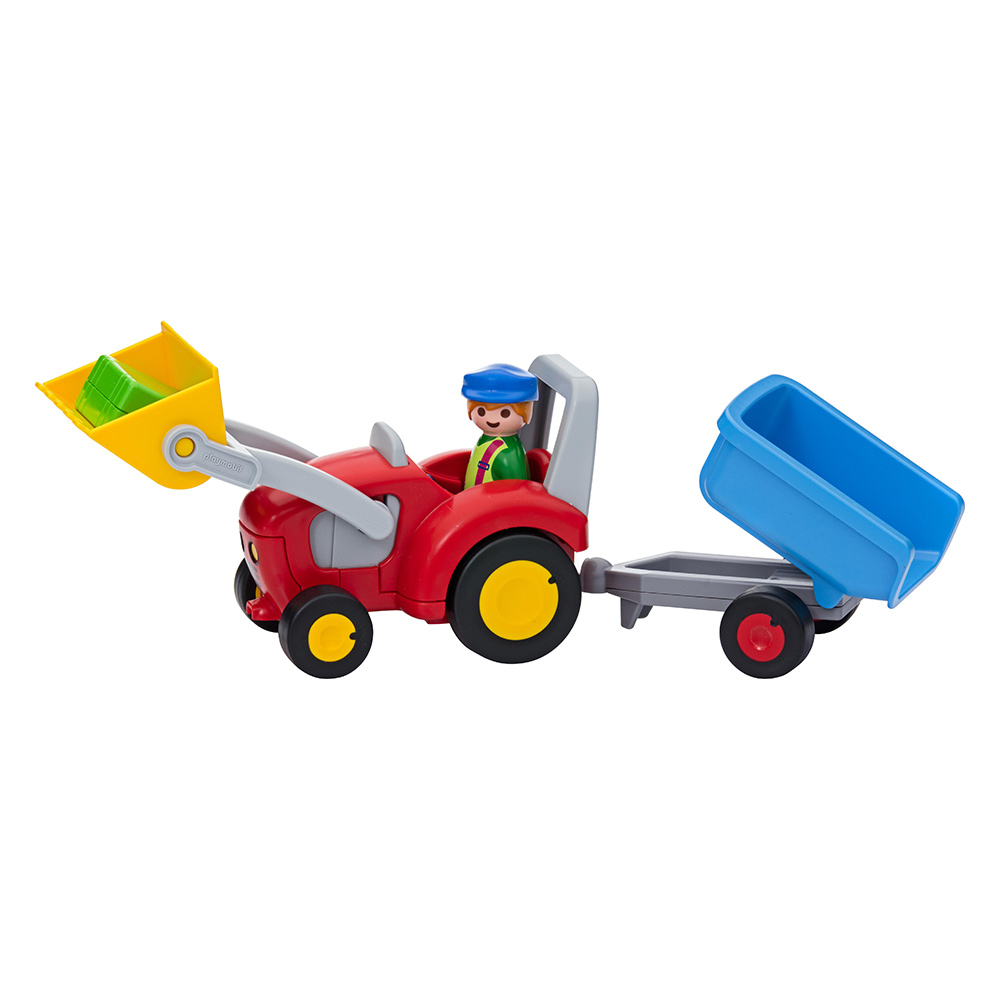 

Конструктор Трактор с трейлером Playmobil (6964)