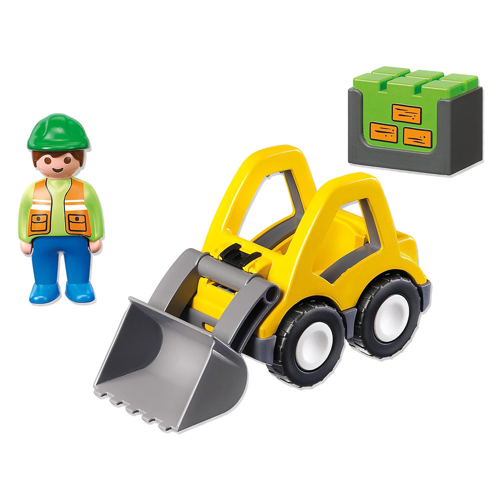 

Конструктор Бульдозр с фигуркой водителя Playmobil (6775)