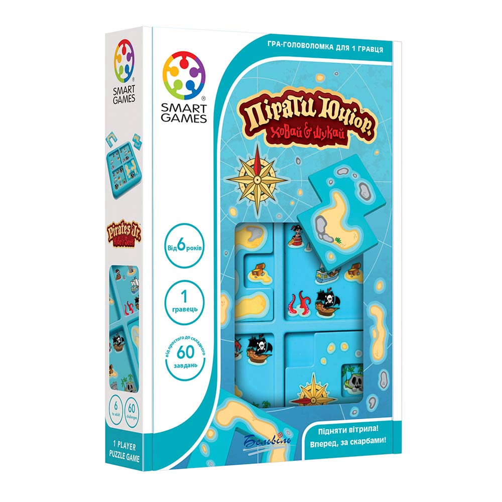 

Настольная игра Пираты Юниор Прячь и ищи Smart (SG 432 UKR)