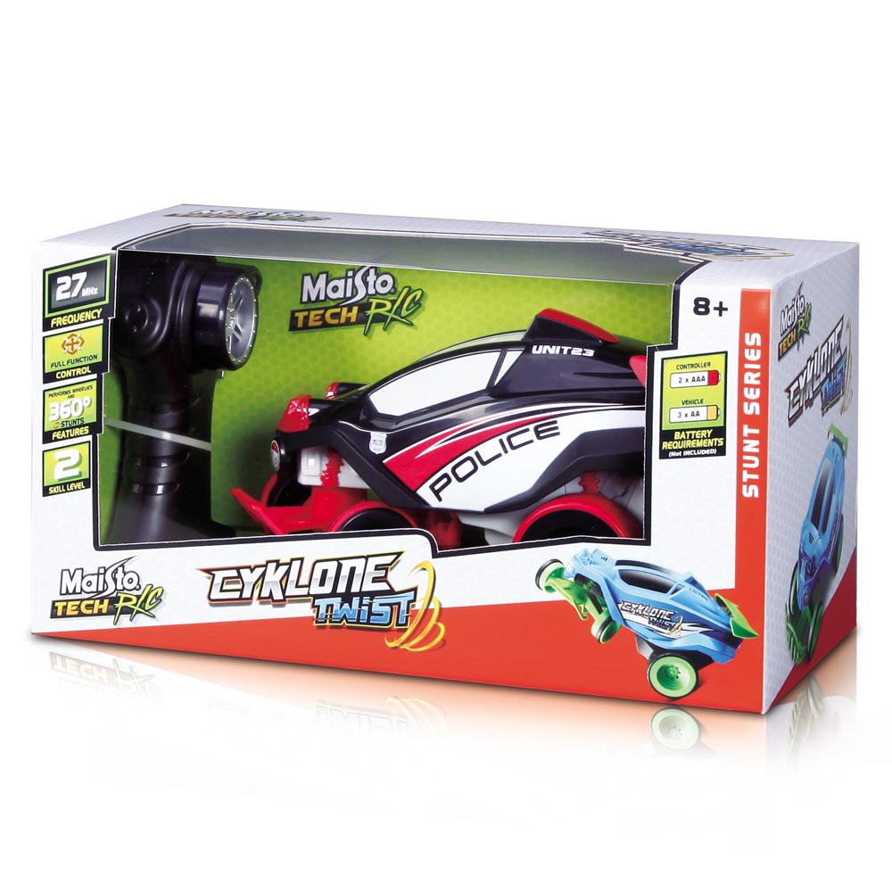 

Машинка Maisto Tech Cyclone twist на радіокеруванні червоно-чорна (82094 red/black)