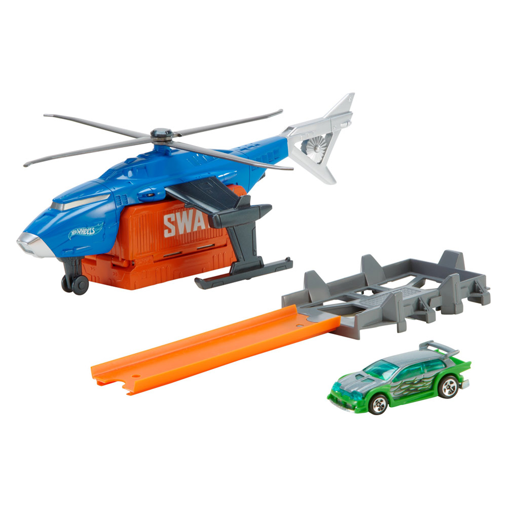 

Набор игрушек Hot Wheels Super SWAT copter (FDW70/FDW72)