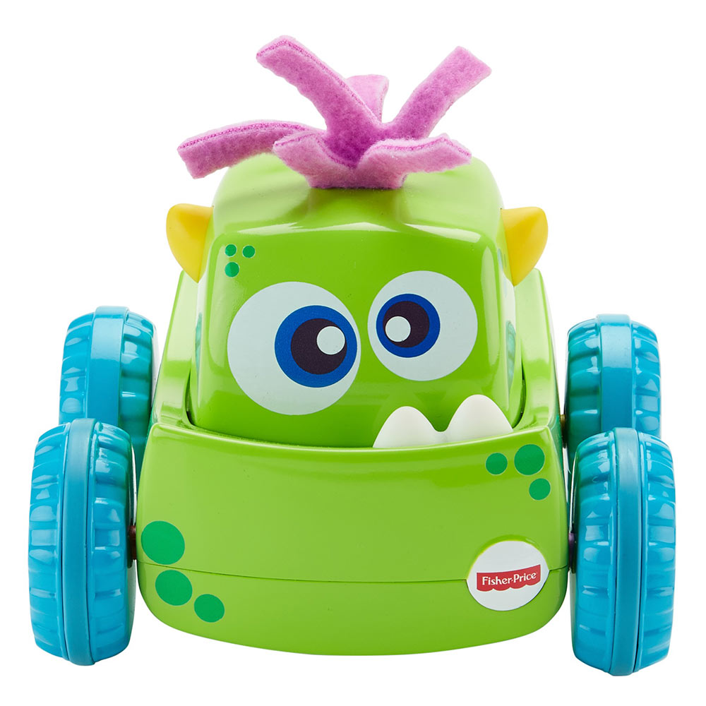 

Машинка-монстрик Fisher-Price Нажимай и запускай зеленая (DRG16/DRG15)