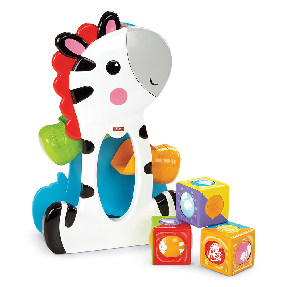 

Развивающая игрушка Fisher-Price Чудо-кубики Зебра (CGN63)