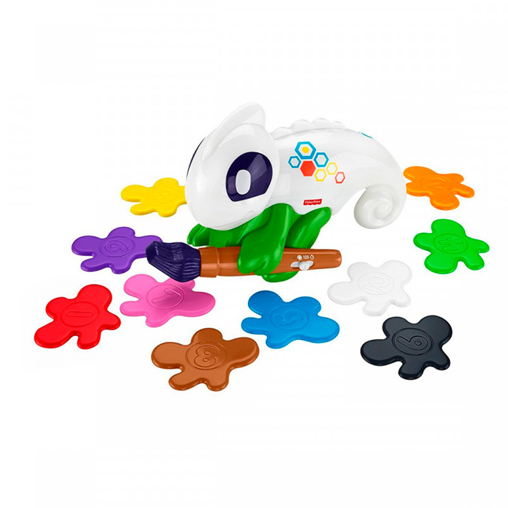 

Интерактивная игрушка Fisher-Price Умный хамелеон на русском (FCH23)