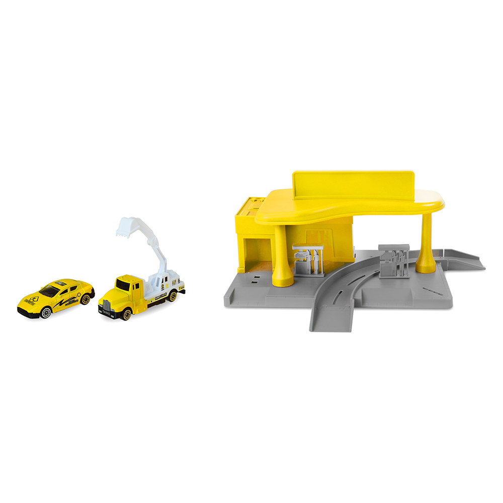 

Игровой набор трек Заправочная станция Shantou Jinxing Строители (CM559-22B)