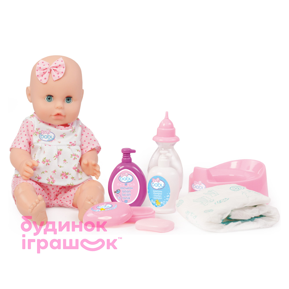 

Кукла Play baby с набором для ухода 32 см (32002)