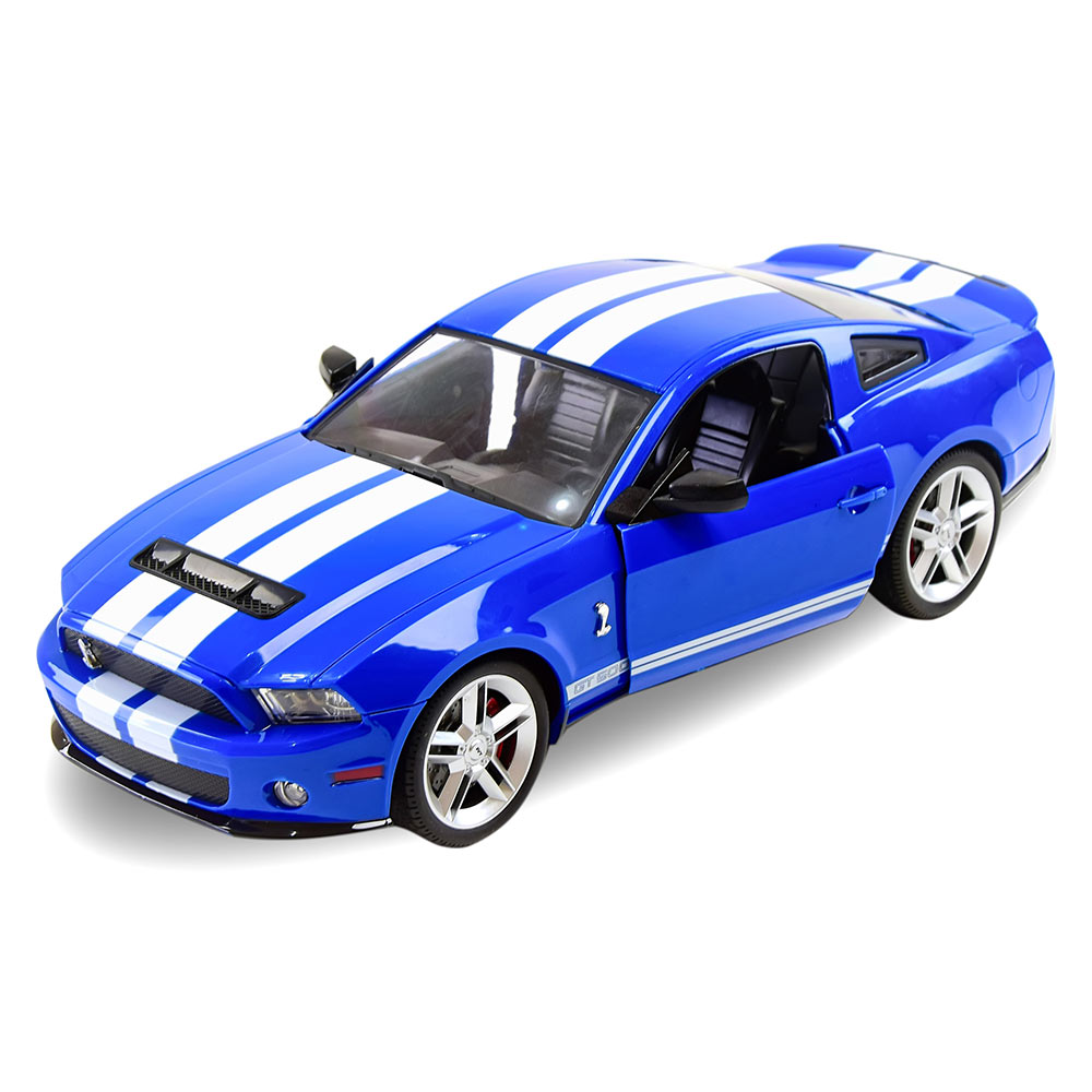 

Автомодель MZ Ford Mustang GT500 на радиоуправлении 1:14 синяя (2270J/2270J-2)