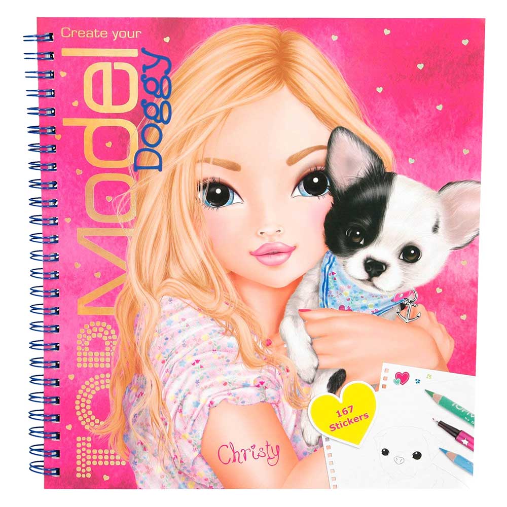 

Детская книга для раскрашивания Щенки TOP MODEL (045418)