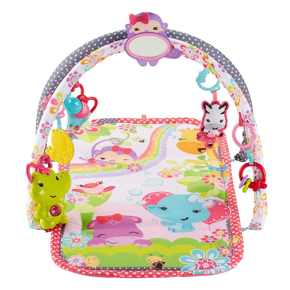 

Развивающий коврик Fisher-Price Розовые джунгли 3 в 1 музыкальный (DFP64)