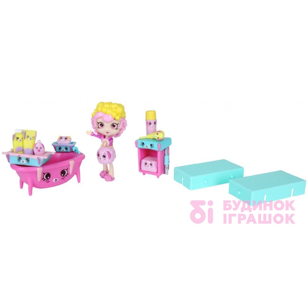 

Игровой набор с куклой Happy Places S1 Ванная комната Shopkins 13 петкинсов (56327)