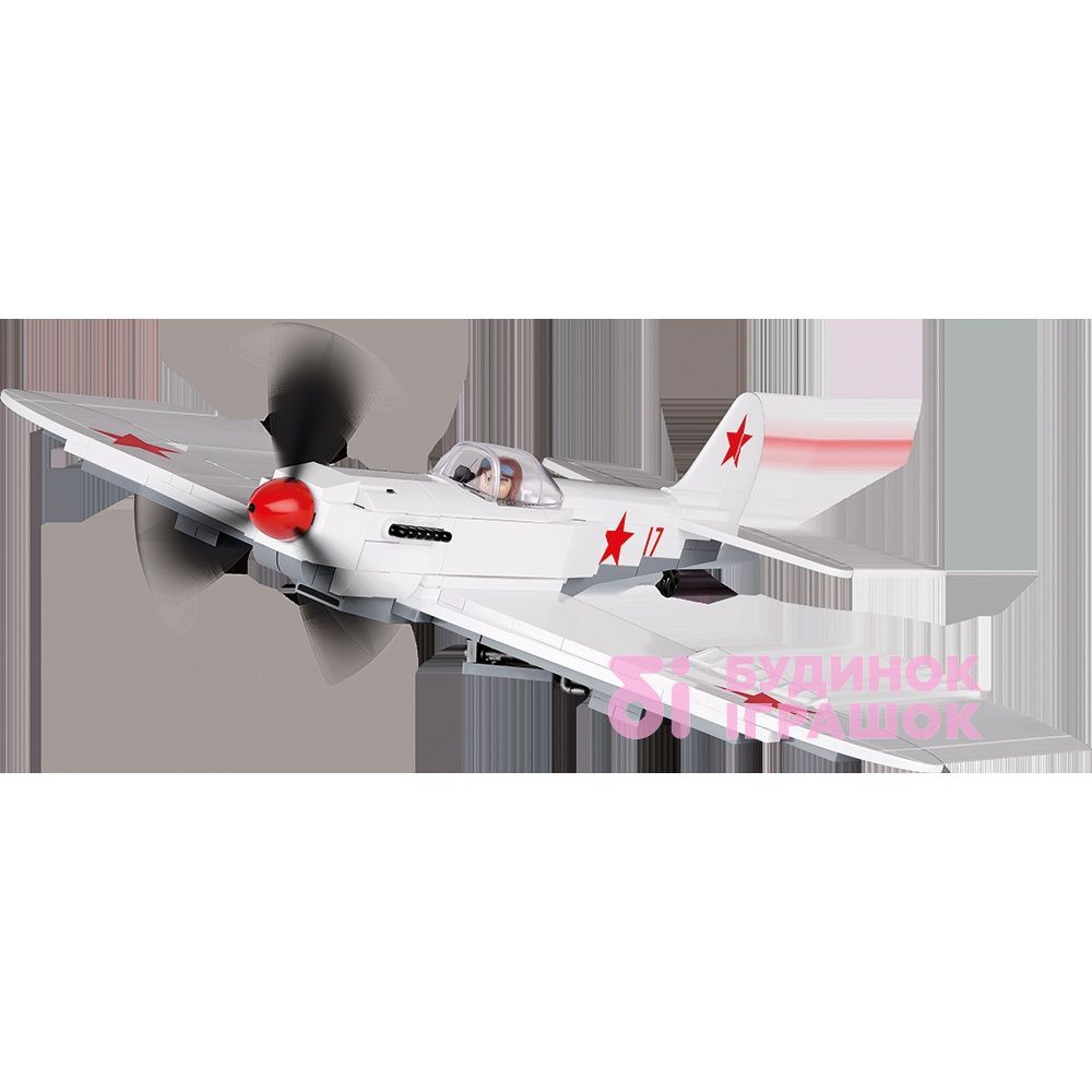 

Конструктор Самолет ЯК-1М COBI Вторая Мировая Война 220 деталей (COBI-5524)
