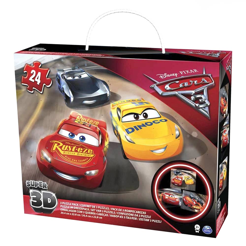 

Пазл переливной супер 3D Тачки 3 Spin Master 3 в 1