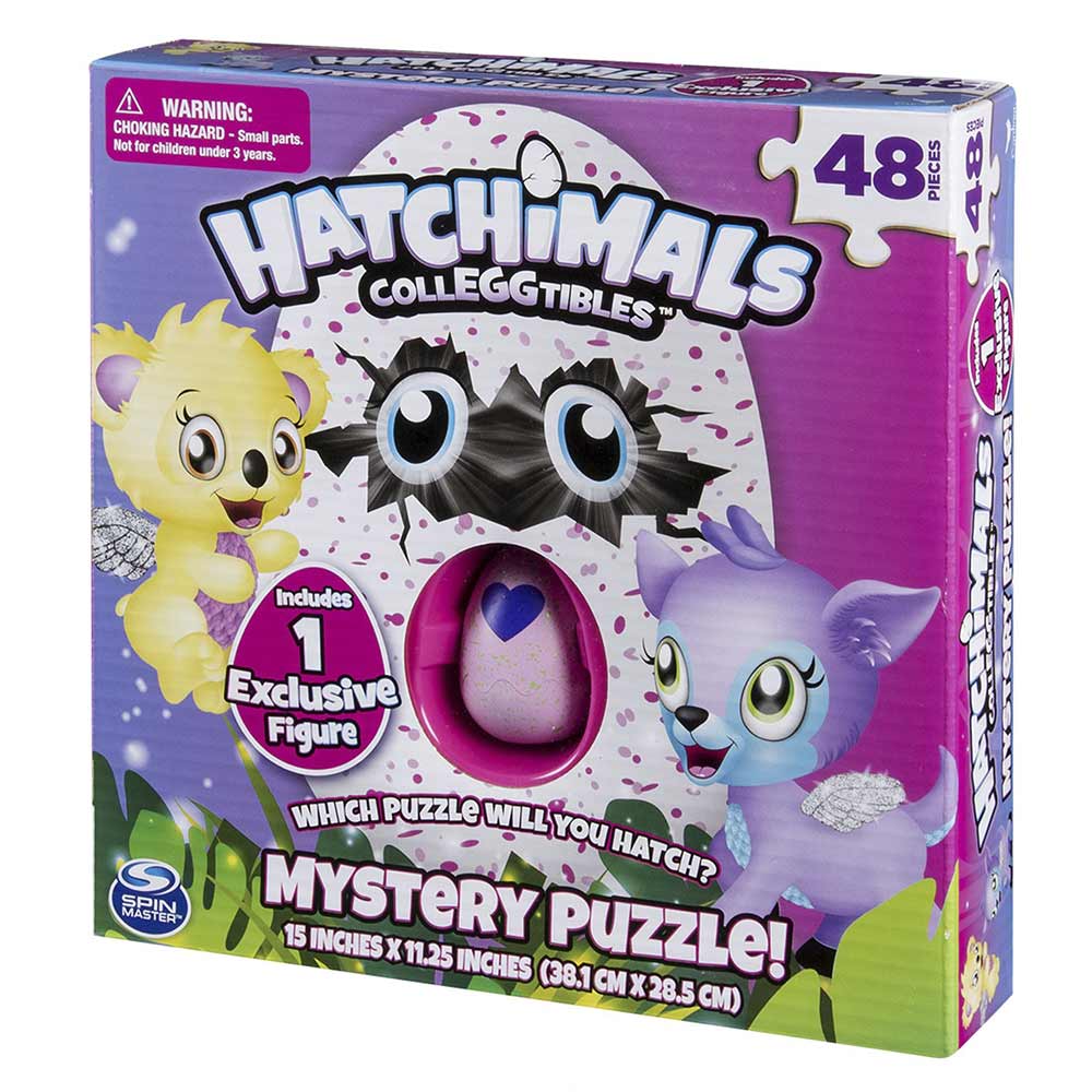 

Пазл с фигрукой Hatchimals в яйце 48 частей (SM98470/6039460)