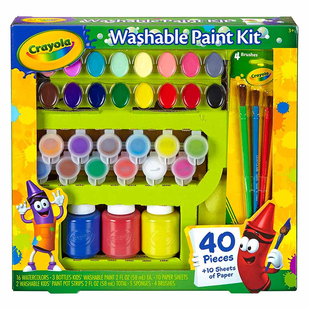 

Набор красок Crayola Моющийся комплект краски смываются (54-0155)
