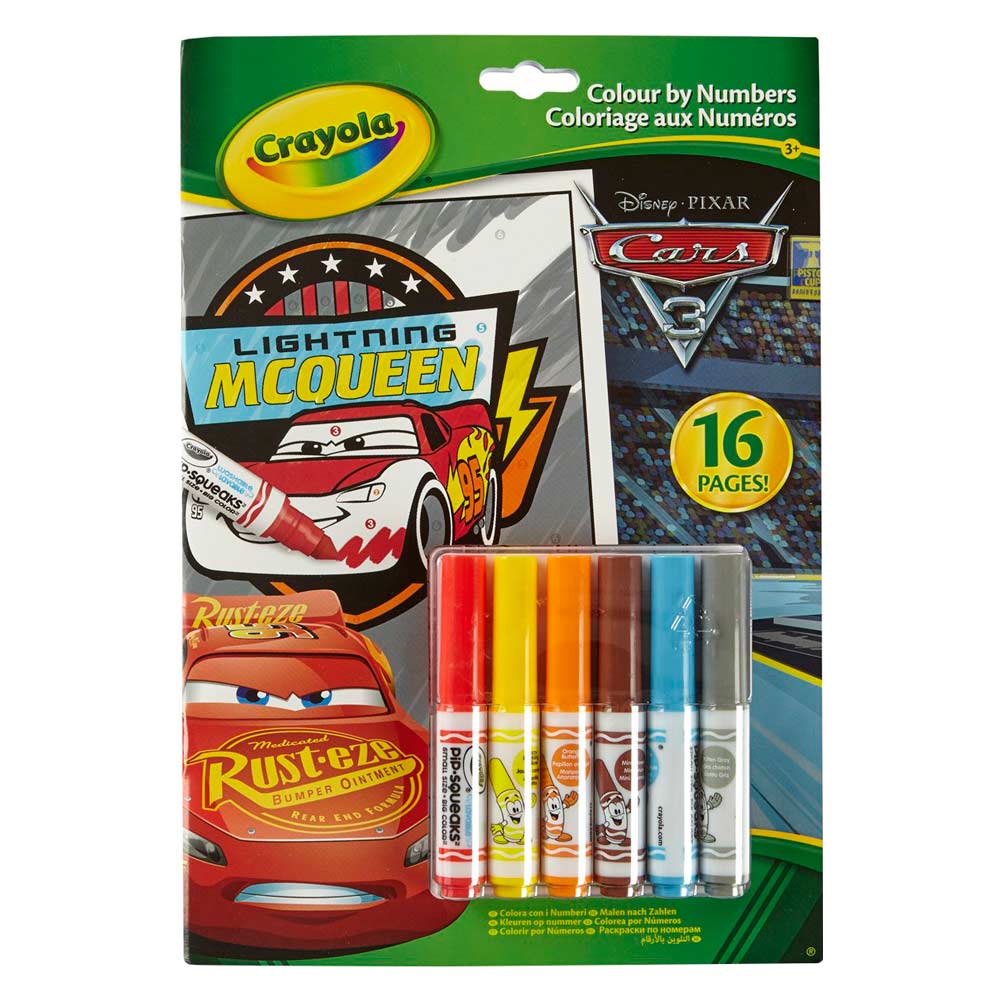 

Набор фломастеров Crayola Тачки три 6 шт (04-0289)