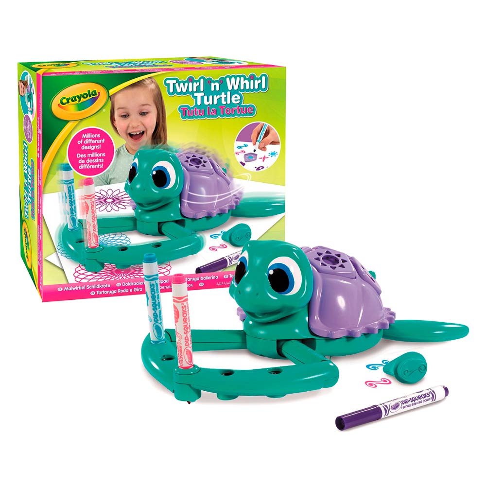 

Игрушка интерактивная Crayola Черепашка с фломастерами 5 шт (10667)