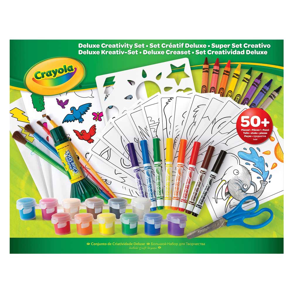 

Мультинабор для творчества Crayola с красками и фломастерами