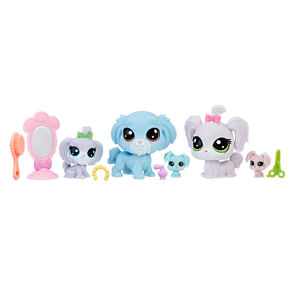 

Набор игрушечный семьи Маленький Зоомагазин Littlest Pet Shop семья щенков (B9346/C2097)