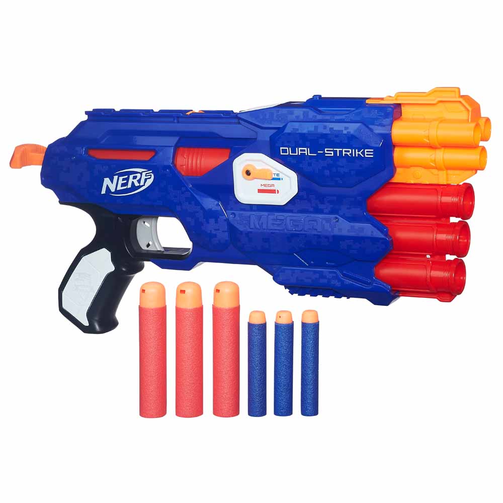 

Игровой бластер Dual-Strike Nerf Элит (B4620)