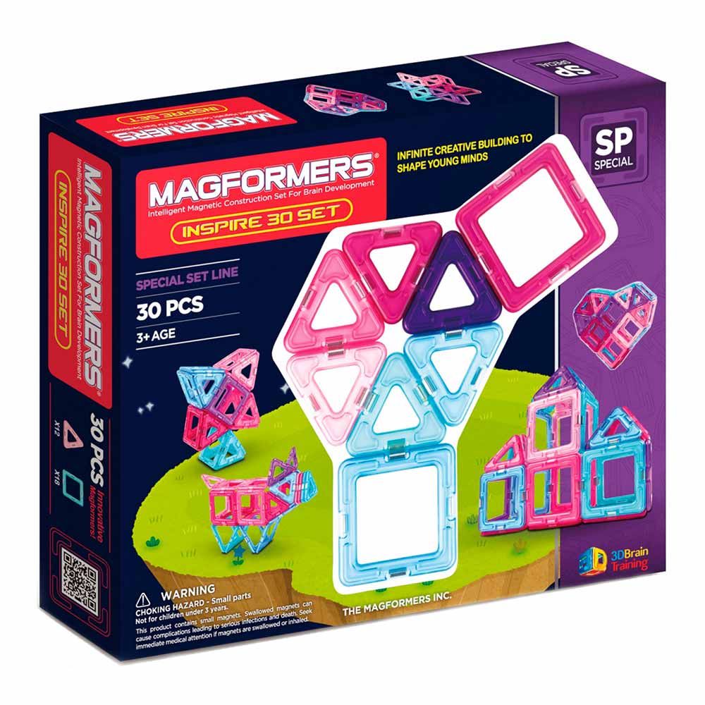 

Магнитный конструктор Magformers Вдохновение 30 элементов (704002)