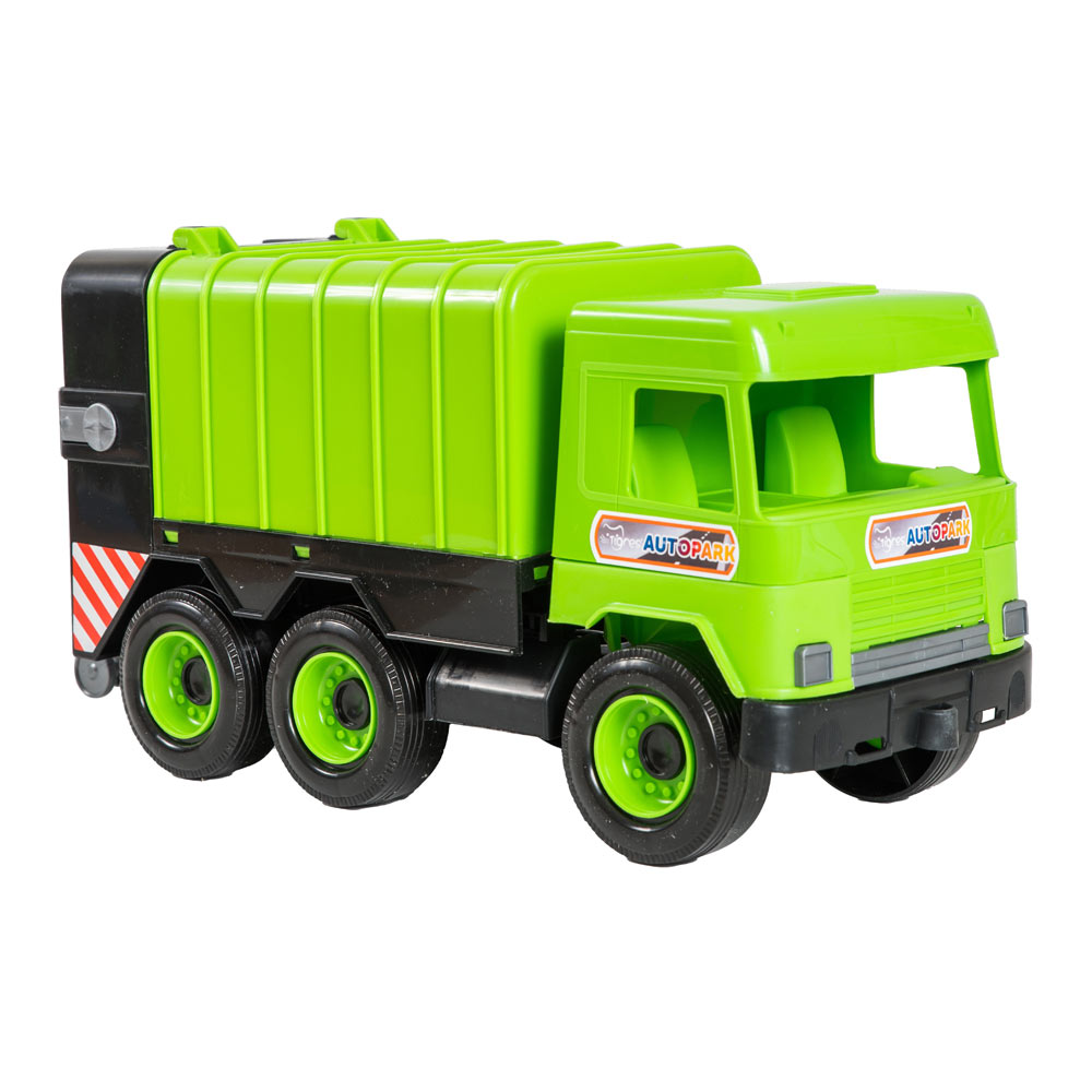 Акція на Сміттєвоз Tigres Middle truck зелений в коробці (39484) від Будинок іграшок