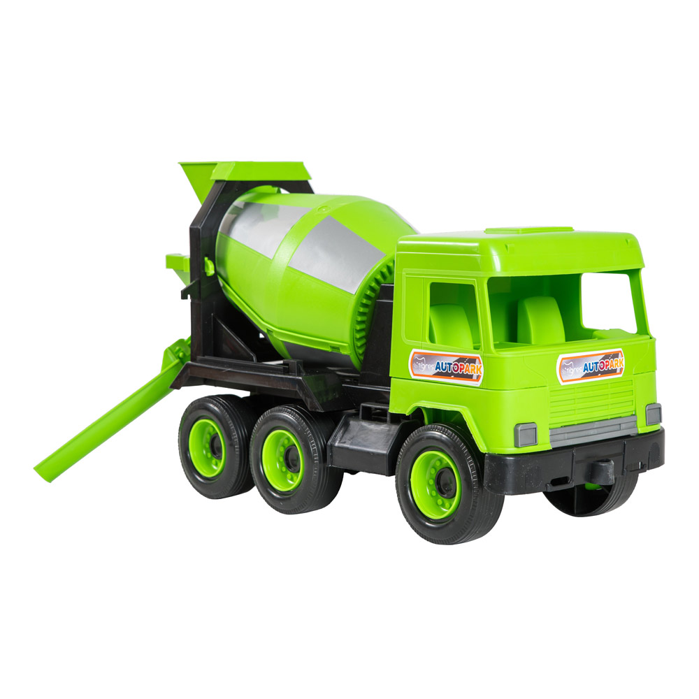 Акция на Машинка Tigres Middle truck Бетонозмішувач зелений в коробці (39485) от Будинок іграшок