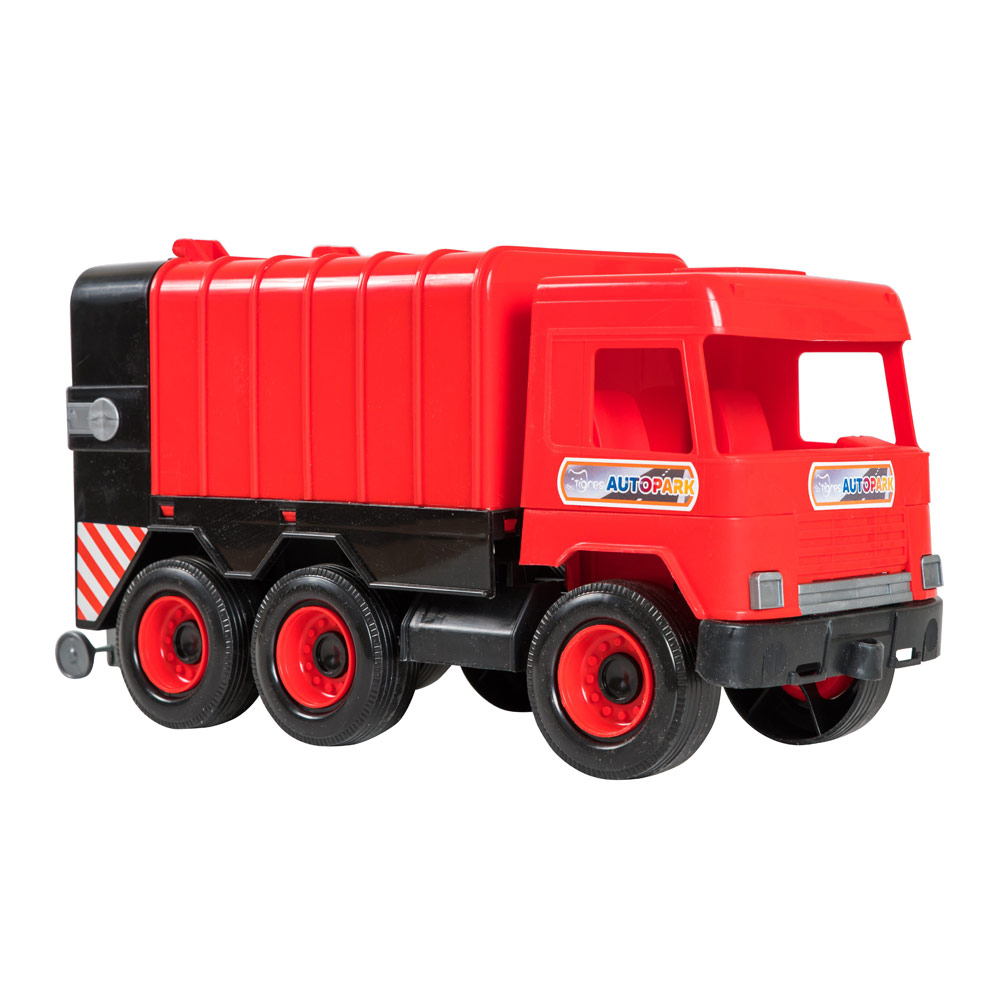 Акція на Машинка Tigres Middle truck Червоний сміттєвоз (39488) від Будинок іграшок