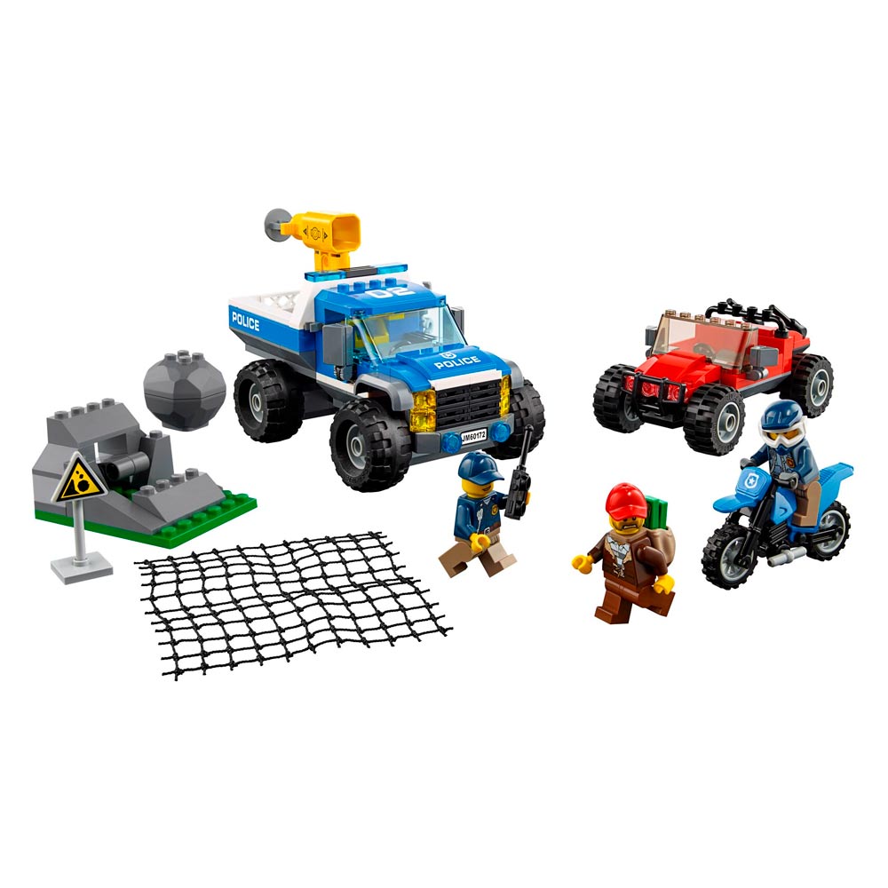 

Конструктор LEGO City Погоня на грунтовой дороге (60172)